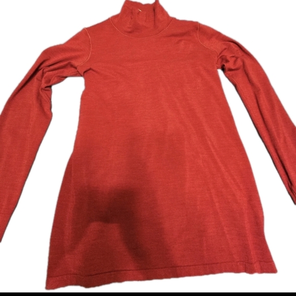 Athleta Foresthill Turtleneck Sweater Red XL Tall TG Women’s Long Sleeve - Picture 2 of 9